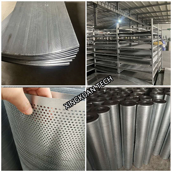 OEM ODM Punching Metal Mesh , perforated metal sheet for hotel decorative lamp