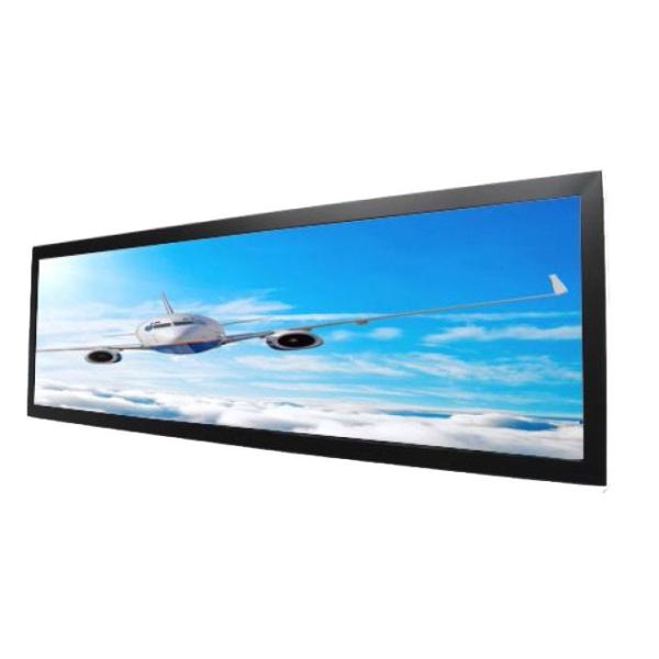 Quality 48 Inch Stretched Bar LCD Display with DC 24V Power Connector and High Contrast Ratio 3500:1 wholesale