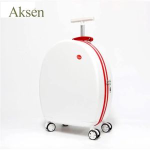 China Cute Round Spinner Wheels Student Travel Luggage Unisex Combination Lock Suitcase for Trips on sale