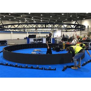 6500K P4 360° Curved Led Sign Indoor Full Color SMD2121 Brightness Adjustable