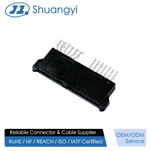 High-Reliability SATA 13Pin 180° Wire Crimp Female Connector 1.27mm Pitch |