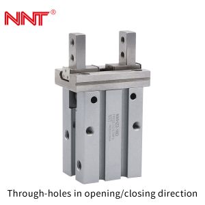 NNT Parallel Adjustable Air Gripper Cylinder 40mm Maximum Stroke