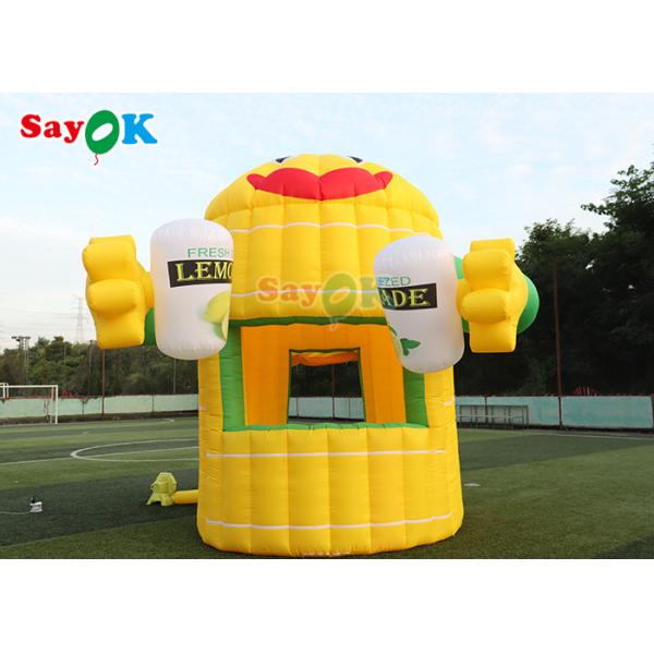 Oxford Inflatable Air Tent Lemon Cartoon Booth Aerated Custom Made