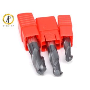 Two Flute Center Cutting End Mill Router Bit , 0.3mm~20mm Carbide Chamfer End