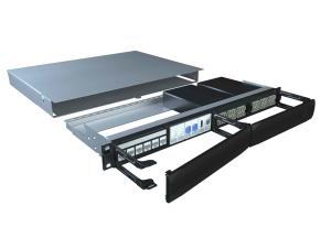 Cheap Modular Network Patch Panel Front Detachable SUS 1U Suitable for LAN and Fiber Network for sale