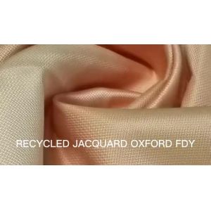 RECYCLED POLY JACQUARD HONEYCOMB 100%polyester oxford fabric