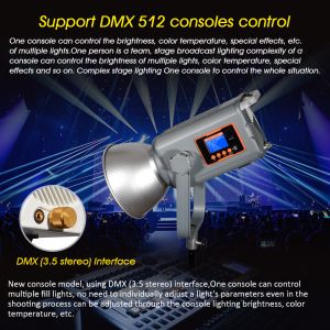 Yidoblo 300W Studio Lights for COB Photography Lighting Portable for Photographers with Remote Control