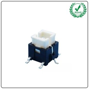 6mm Momentary Dip 6x6 Illuminated Tact Switch With Led 12V Rated Voltage