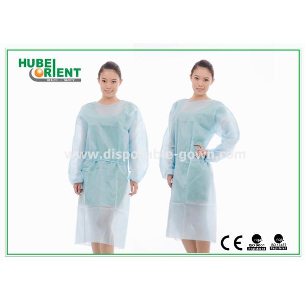 Quality Disposable PPE Protective Medical Gowns ISO13485 With Elastic Wrist wholesale
