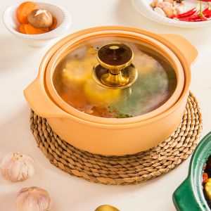 Modern Design Style Complete Cooking Pots Set With Ceramic Material