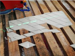 Cheap 5 Axis Bridge Cutting Machine Rotate 360 Degrees 45 Degrees Chamfer CNC Machines for sale