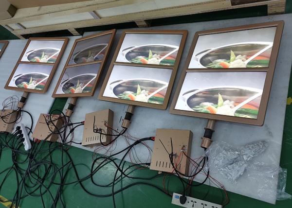 Quality Golden lcd screen monitor double sided and three sided 21.5" 24" 27" 32" lcd display customized design wholesale