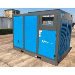 160kw air screw compressor german rotorcomp air end in TUV certificates, 5 years