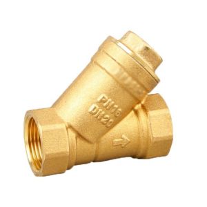 Pull Handle Manual Female Thread Brass Y Type Strainer Check Valve /Brass Filter