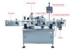 Multifunctional Label Applicator Machine For Round Flat Oval Bottle