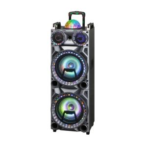 Black 3 Inch Portable Bluetooth Speaker with Optical Input 1 Loudspeaker