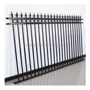 Trellis Gates Ornamental Wrought Iron Fencing with 19x19mm Pickets Size