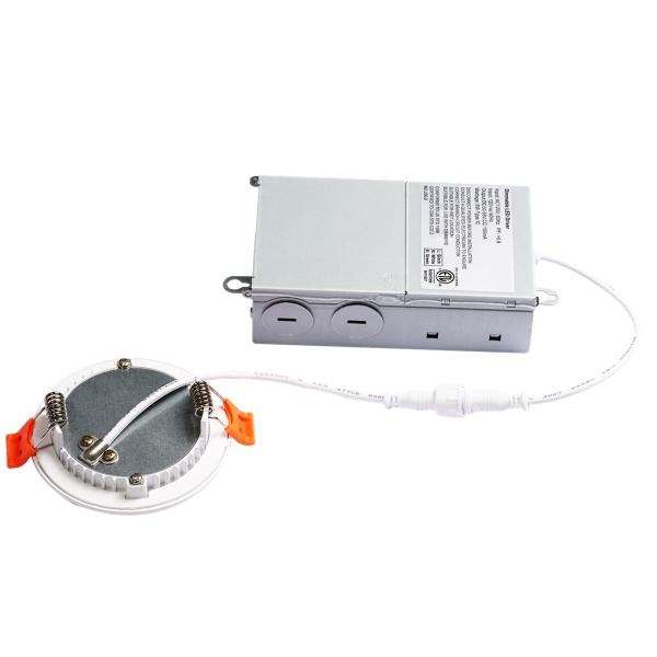 Quality 5CCT IP40 12W 840LM 6 Inch Slim LED Recessed Light wholesale