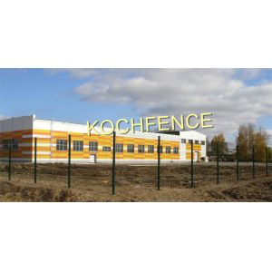 Garden Use Double Wire Mesh Fence , High Strength Steel Mesh Fence Durable