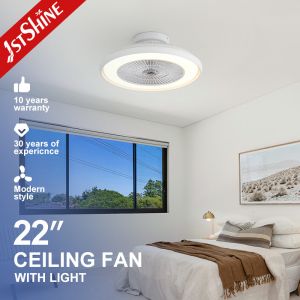 22 Blade Size CB Certificate Smart Remote WiFi Control Round Design LED Ceiling Fan