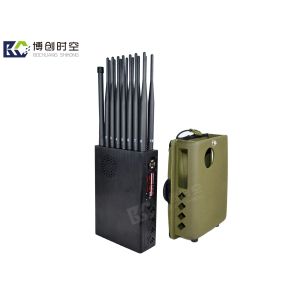 UHF/VHF/GPS/ 5.8g / 2.4g Wireless network signal jammer Handheld portable