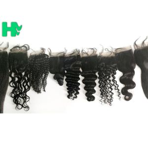 China Brazilian Human Hair Closure 4*4 Closure Extensions With baby hair For Women on sale