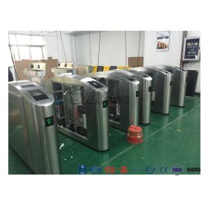 Flap Barrier Gate TCP / IP Flap Turnstile Security Gate Access Control