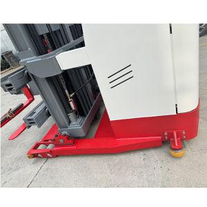 1 ton 1.5 ton battery operated electric 3-way pallet stacker with 180 degree