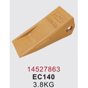 EC60 EC140 E504 14527863 Flat Bucket Teeth Replacement Low noise Operation ‌