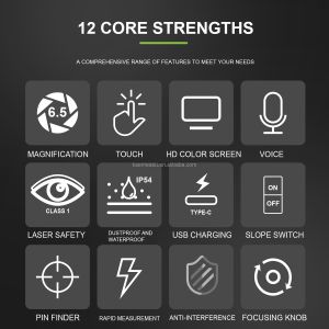 1500m Range Finder Monocular Telescope Hunting Rangefinder Golf Distance Meter