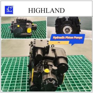 Black Cast Iron Variable Displacement High Pressure Hydraulic Piston Pumps With