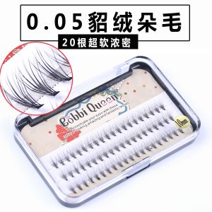 Cheap 10D Silk Black Ultra Light Volume Eyelash Extension C Curl 10 Hairs Per Cluster Lashes for sale