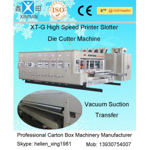 China High Speed Corrugated Carton Printing Machinery XT-G For Vacuum Adsorption on sale
