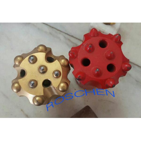 Quality Sandstone Top Hammer Drilling Button Bit , Limestone Rock Drilling Bit wholesale