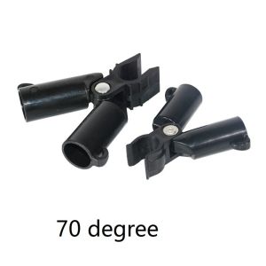 A Shaped 70 Degree Garden Plant Plastic Stake Connector For 16mm Dia