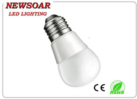 Quality energy saving efficient warm white 3w e27 led bulb used as home lighting wholesale