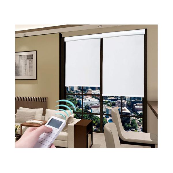 Quality Balcony Smart Window Motorised Roller Blinds Stable Low Noise Operation wholesale