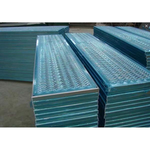 Perforated Non Skid Metal Plate For Platform , Metal Floor Plate Stairs Slip