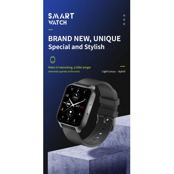 Polymer Rechargeable Fitness Tracker Smartwatch 260mA Calorie Count