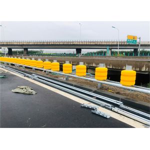 EVA Q345 Material Highway Rotating Guardrail On Dangerous Road Sections