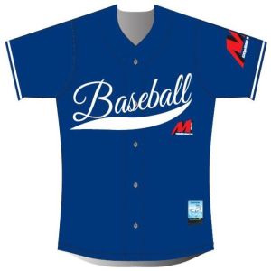 China Powersports 300gsm Personalized Baseball Jerseys Uniforms Custom Design on sale