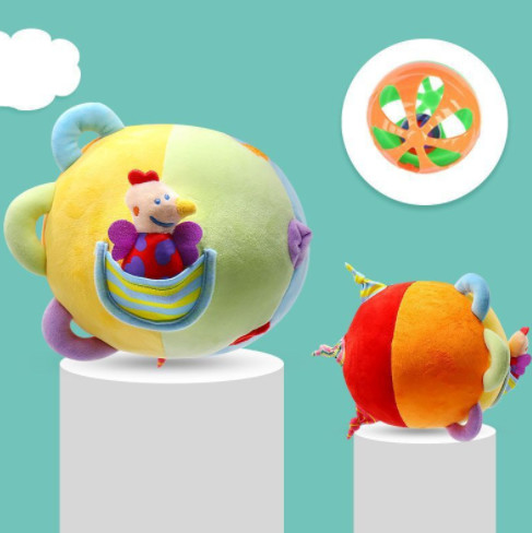 Quality Intelligence Hand Grasping Kids Plush Toys For 0-1 Years Old Early Education wholesale