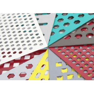 Alloy Aluminum Perforated Metal Screen Sheet For Building Decoration