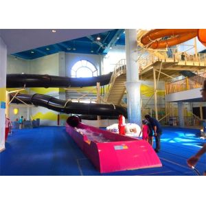 6m Tower Height Fast Flowing High Speed Water Slide For Resort