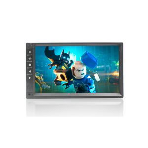 Black 7 Inch Double Din Nav Radio Car DVD MP5 Media Player With FM