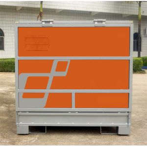 Four Layers Stackable IBC Liquid Storage Tank Space Saving 275 Gallon