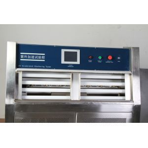 Touch Screen Rubber And Plastic Environmental Test Chamber UV Weathering Aging
