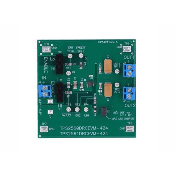 Quality TPS2560DRCEVM-424 Embedded Solutions 44mΩ USB Power Switch Evaluation Module wholesale