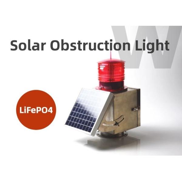 Quality Medium Intensity ICAO Type B Obstruction Light IP67 Solar Powered Aviation Light wholesale