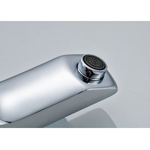 ROVATE Counter Mounted Brass Bathroom Sink Mixer Single Zinc Handle